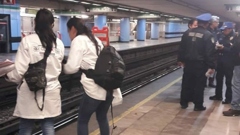 Muere joven tras lanzarse a vías de Metro Lagunilla