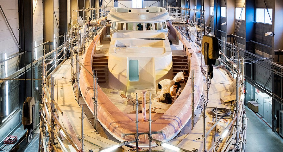 El impresionante proceso de construcción de un yate de lujo - superyate