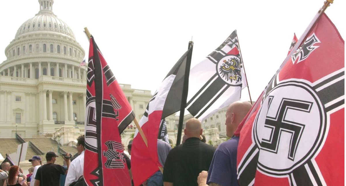 Neonazis protestarán frente a la Casa Blanca a un año de Charlottesville Neonazis protestarán frente a la Casa Blanca a un año de Charlottesville