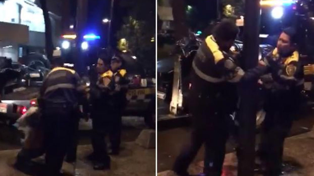#Video Policías golpean a taxista en Polanco