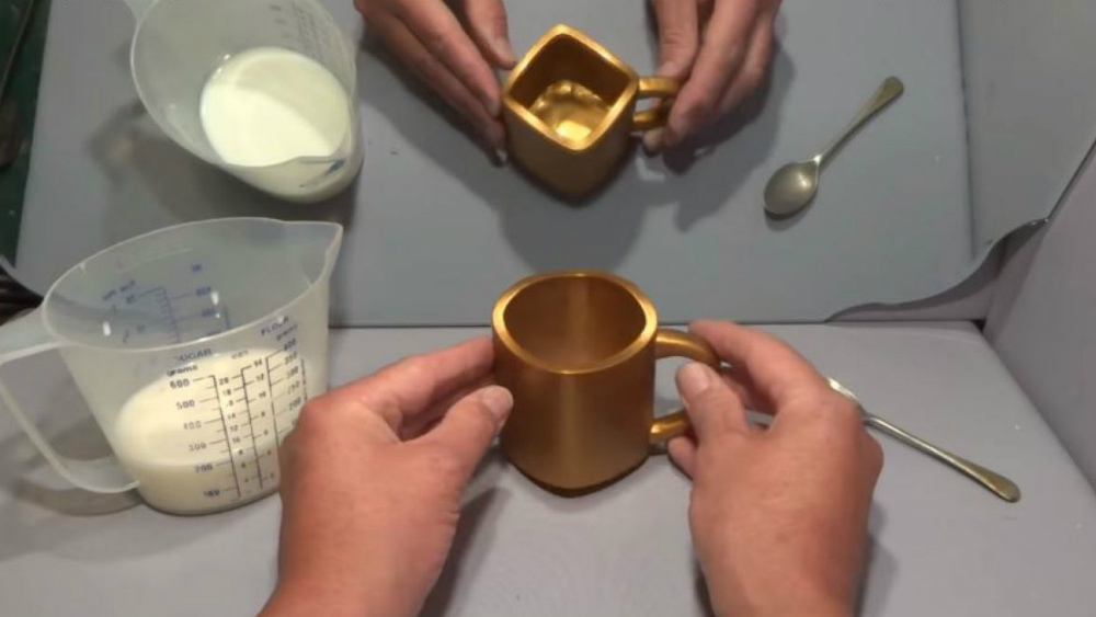 #RetoViral ¿La taza es redonda o cuadrada?