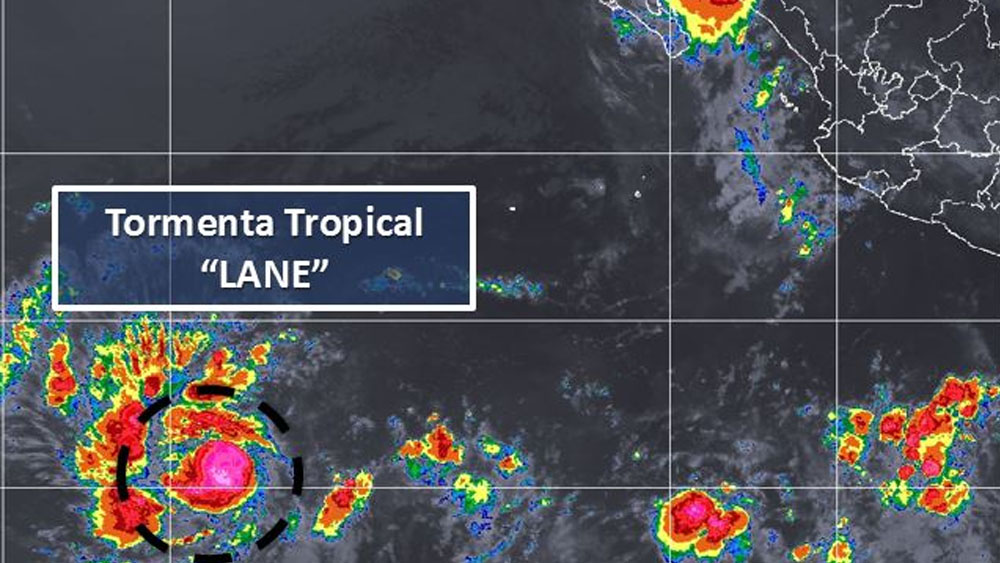 Tormenta tropical Lane se forma en BCS