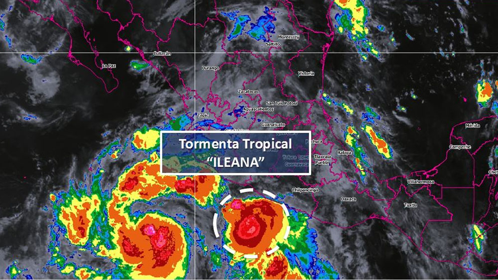 Tormenta tropical Ileana provocará lluvias en el país