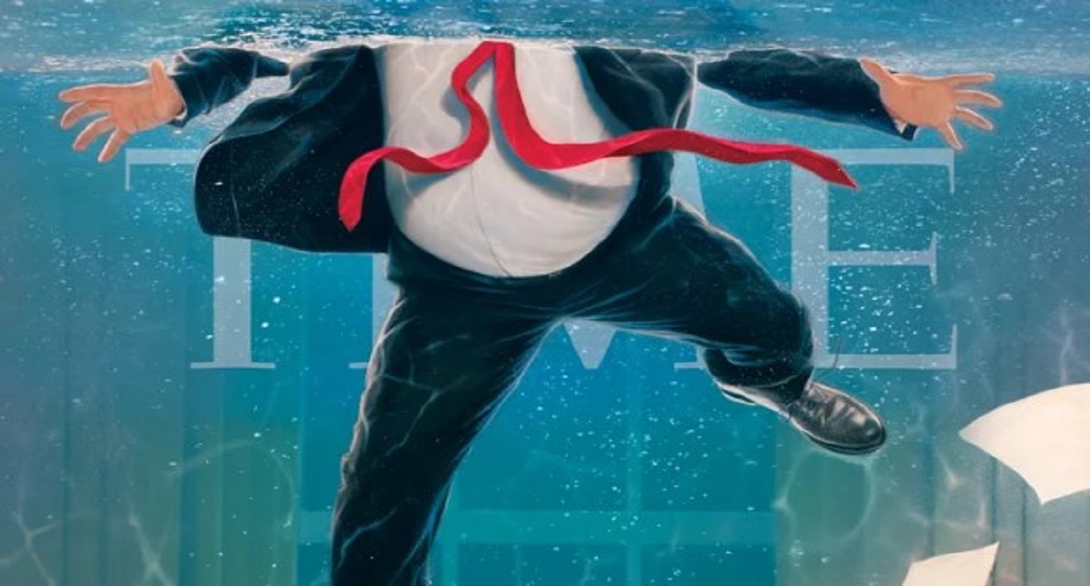 Time retrata a Trump “con el agua hasta el cuello”