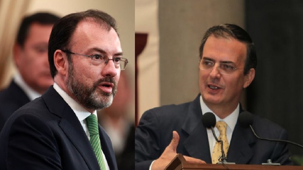 Cancelan mensaje conjunto de Luis Videgaray y Marcelo Ebrard