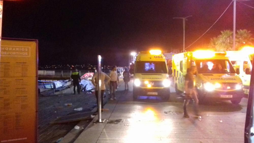 #VIDEO Se derrumba plataforma durante concierto en España - vigo-cae-plataforma-2