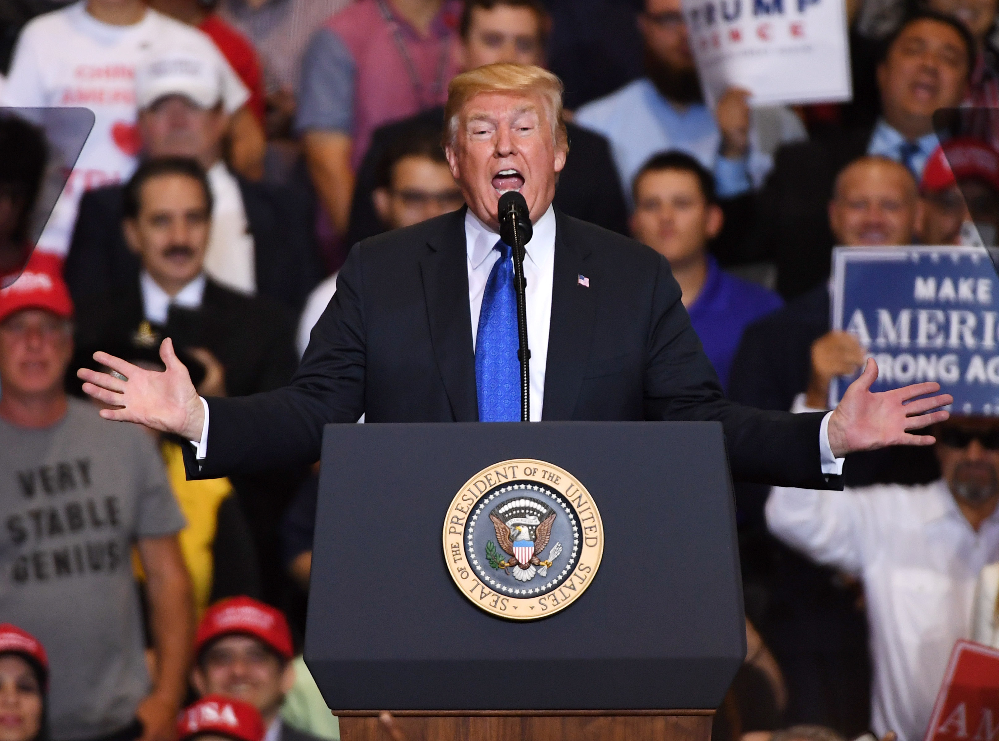 Donald Trump habla de la mujer que acusó de agresión sexual a Brett Kavanaugh