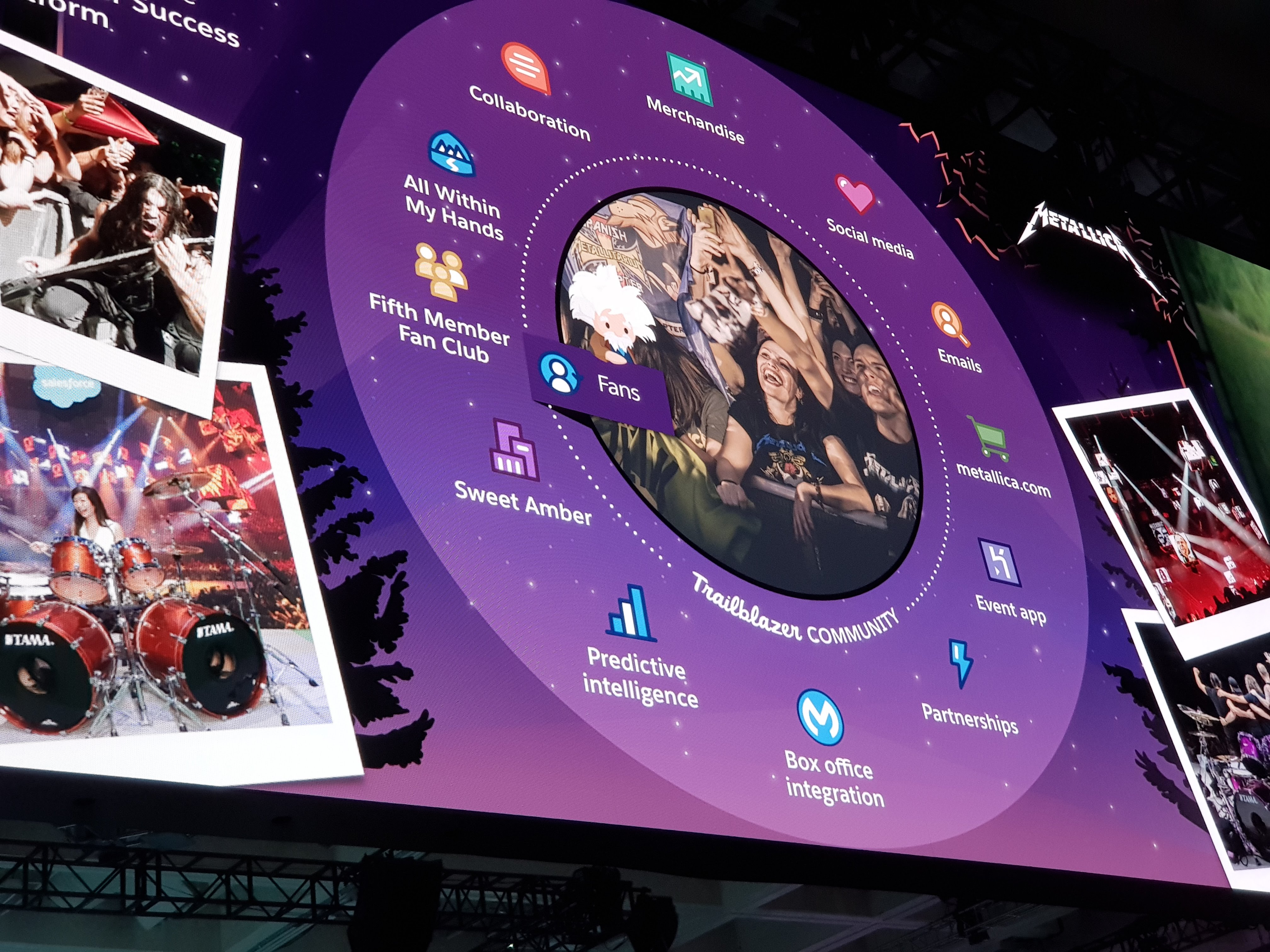 Metallica usa la nube e inteligencia artificial para acercarse a sus fans