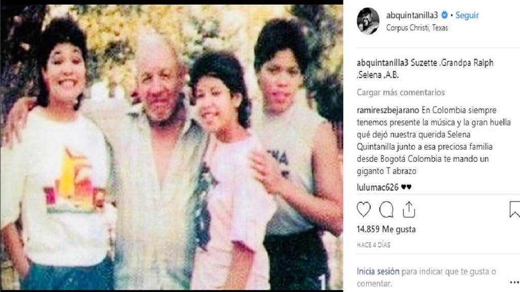 AB Quintanilla publica foto inédita de Selena - ab-quintanilla-publica-foto-inedita-de-selena