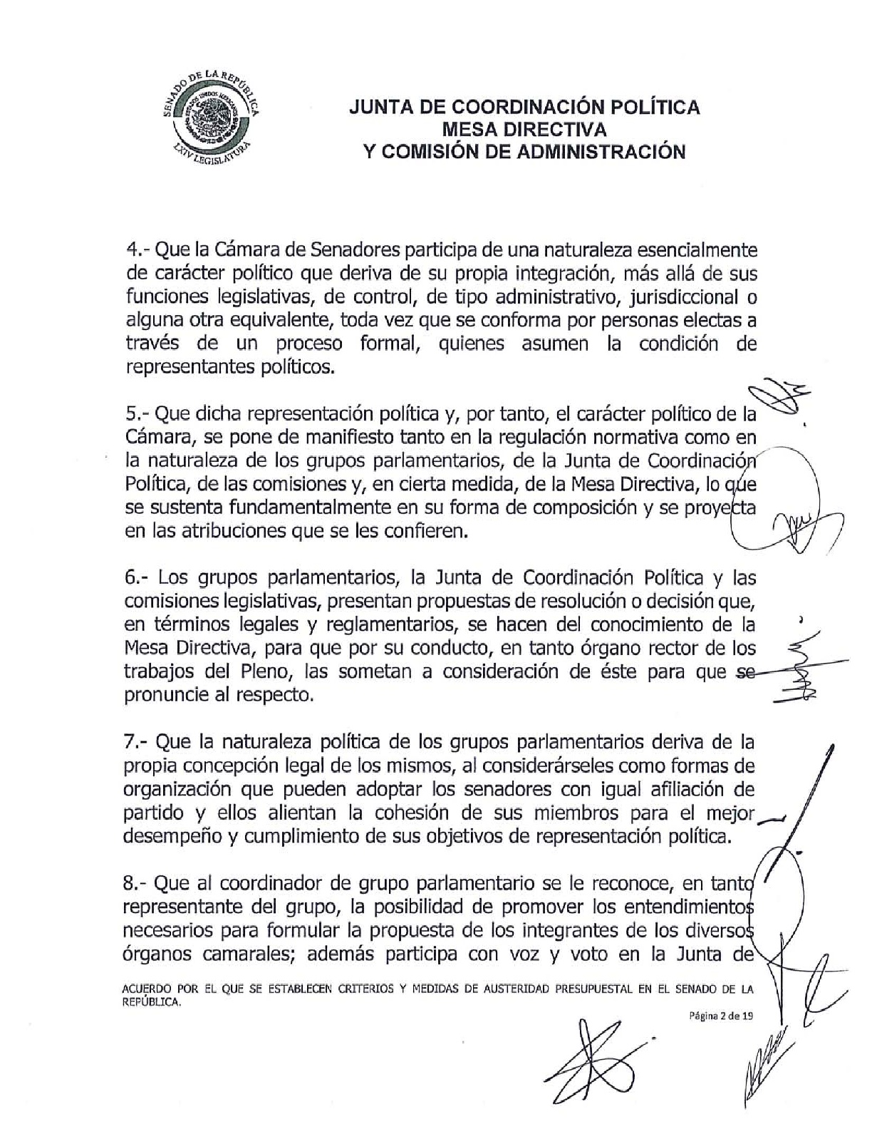 Senado aprueba criterios de austeridad de Morena - acuerdo-sobre-las-medidas-de-austeridad-presupuestal-002