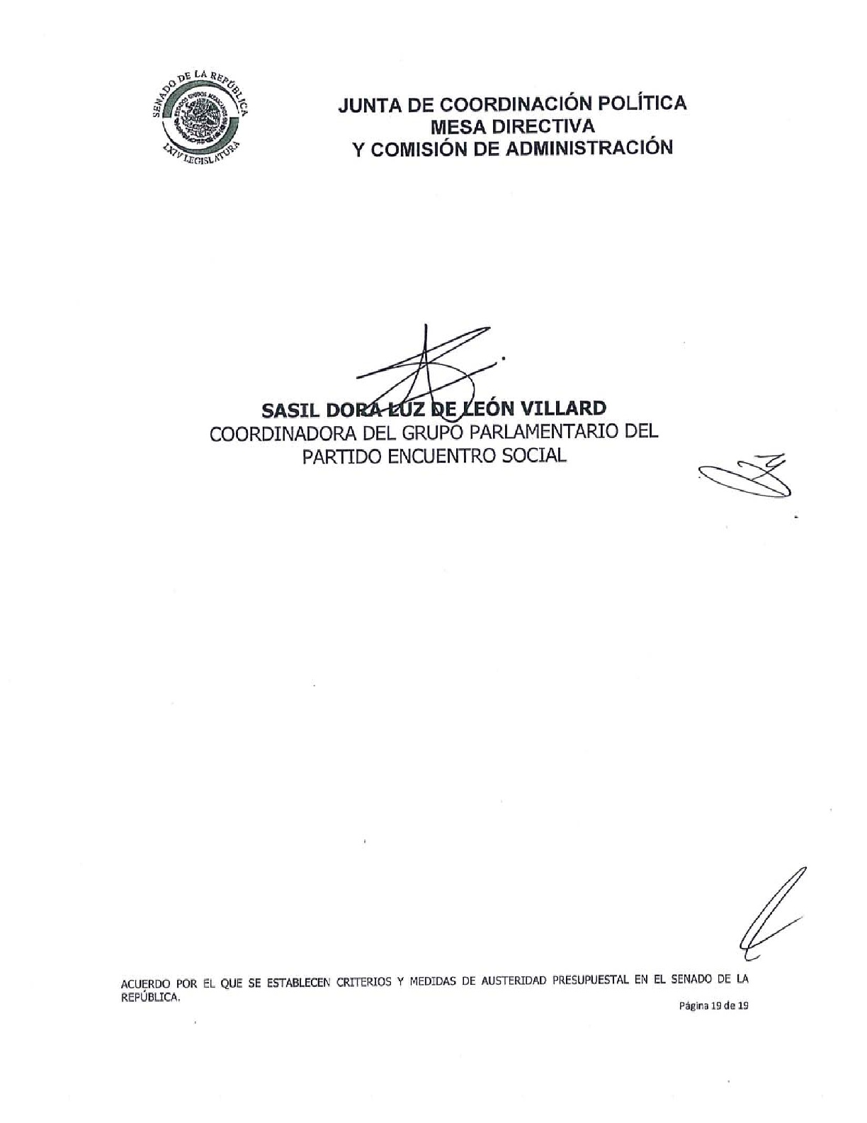 Senado aprueba criterios de austeridad de Morena - acuerdo-sobre-las-medidas-de-austeridad-presupuestal-019