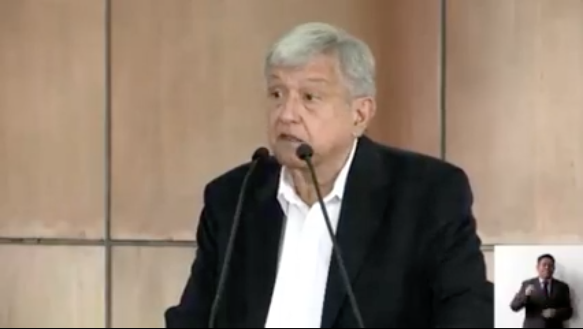 López Obrador en el Segundo Diálogo por la Paz y la Justicia