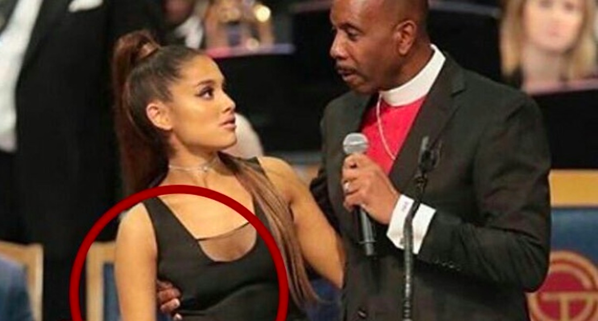 #Video Obispo se disculpa por tocamientos a Ariana Grande