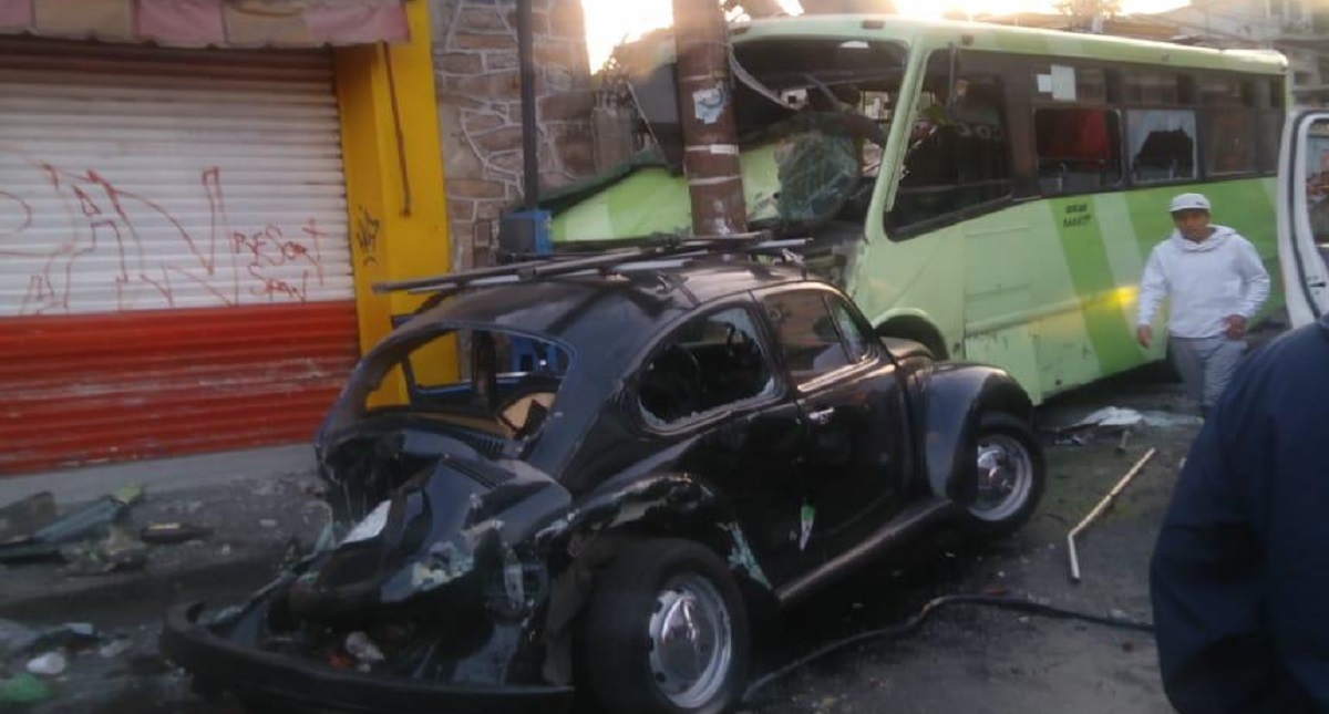 Camión accidentado en la GAM iba a exceso de velocidad - atropello-masivo-en-cuautepec-gam