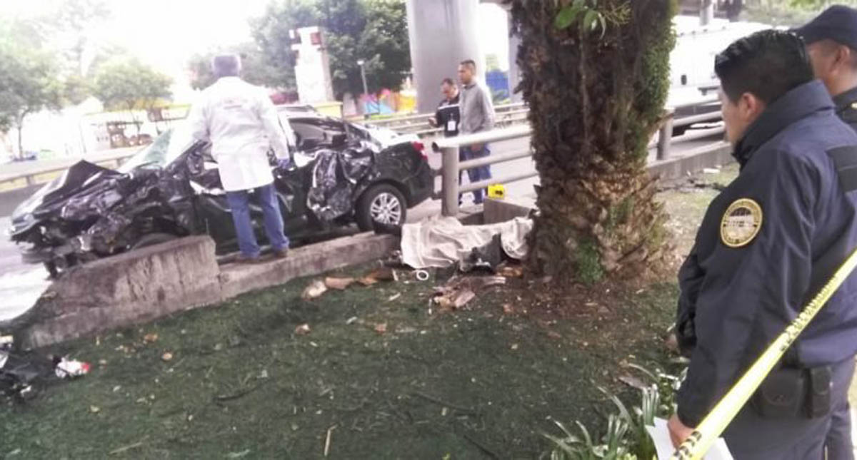 Automovilista mata en choque a su copiloto en Jardín Balbuena - automovilista-mata-en-choque-a-su-copiloto-en-jardin-balbuena