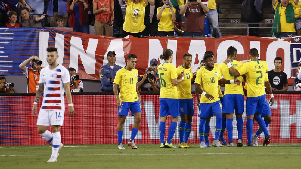 Brasil baila ‘samba’ en Nueva Jersey y vence a EE.UU.