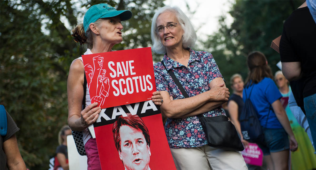Caótica primera audiencia para confirmar a Kavanaugh a la Corte Suprema