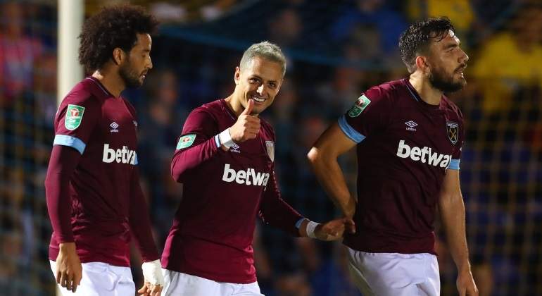 West Ham del 'Chicharito' el peor de la Premier League y de Europa - chicharito-hernandez-logro-marco-gol-con-el-west-ham-west-ham