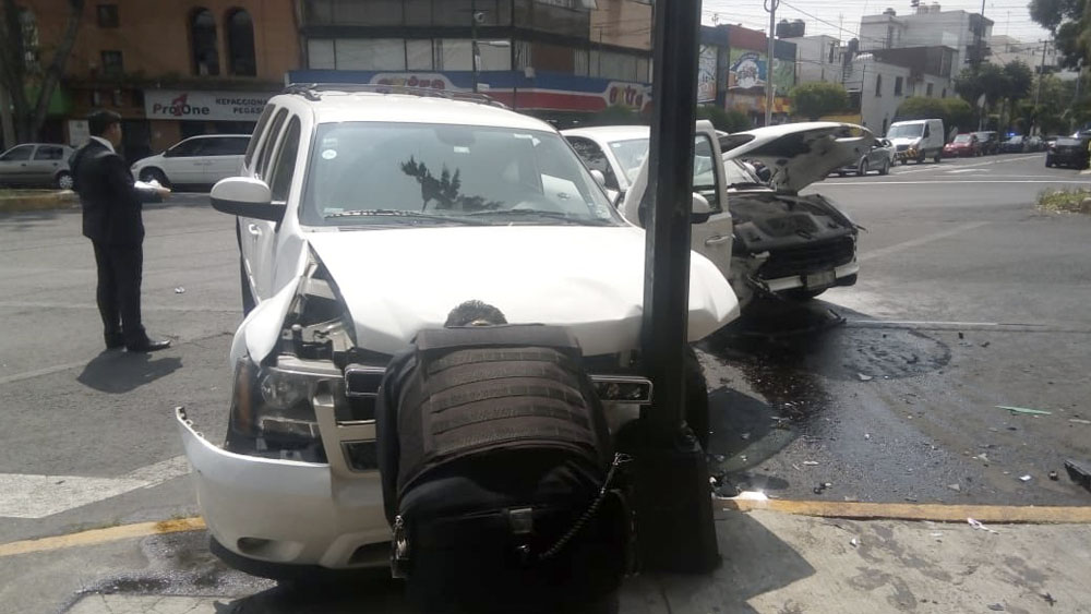 Intento de asalto provoca choque en la colonia Narvarte Intento de asalto provoca choque en la colonia Narvarte