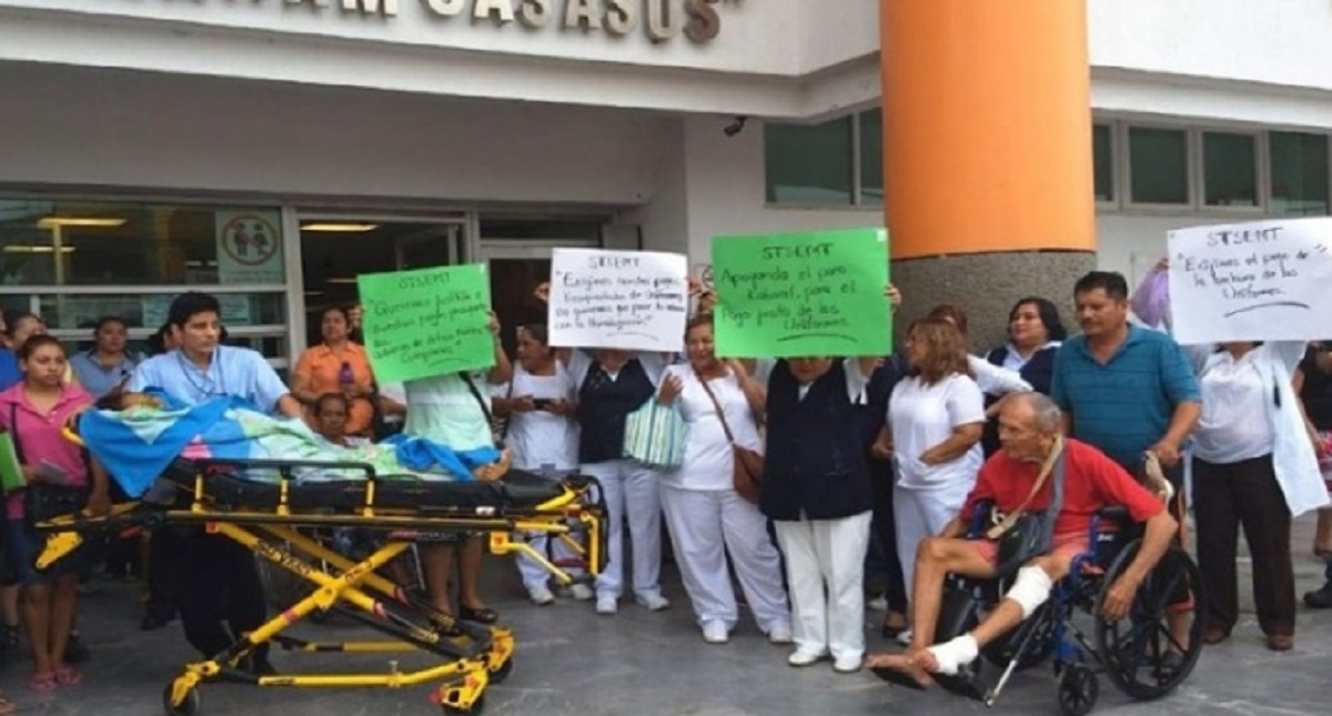 Colapsan hospitales en Tabasco por paro de 13 mil empleados