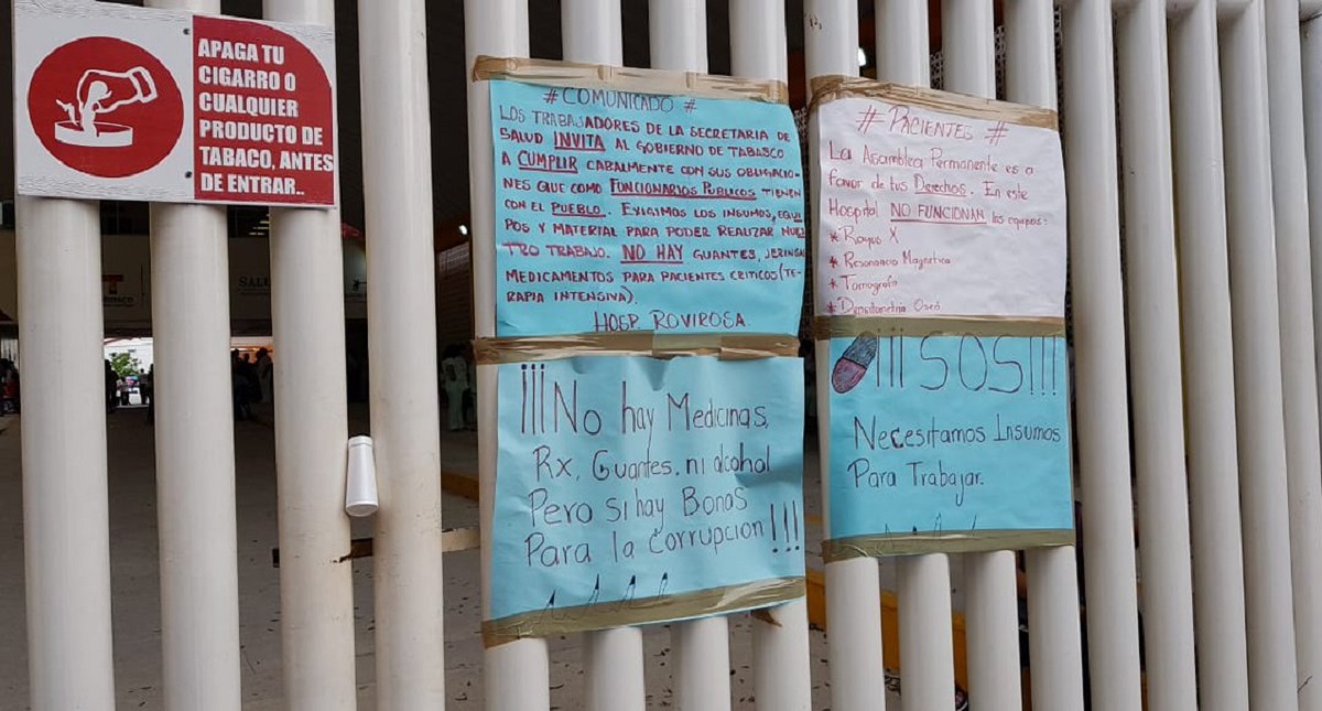 Colapsan hospitales en Tabasco por paro de 13 mil empleados - colapsan-hospitales-en-tabasco-por-paro-de-labores-de-13-mil-empleados
