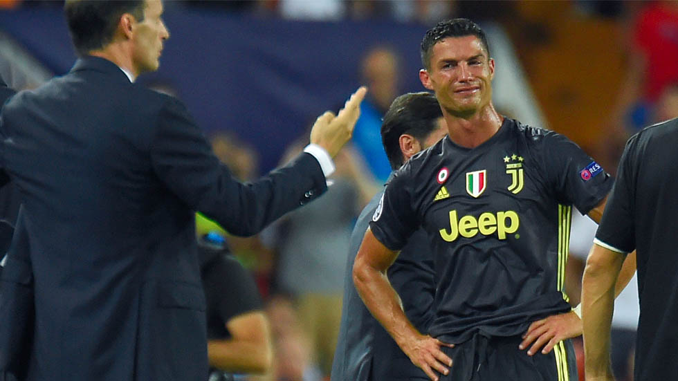 Juventus le gana al Valencia pese a expulsión de Ronaldo - cristiano-ronaldo-1