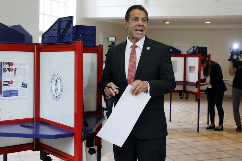 Andrew Cuomo gana elección primaria demócrata de Nueva York - cuomo-ny-voto
