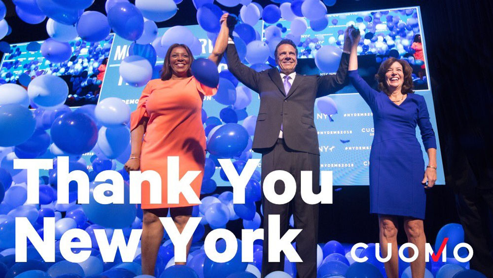 Andrew Cuomo gana elección primaria demócrata de Nueva York