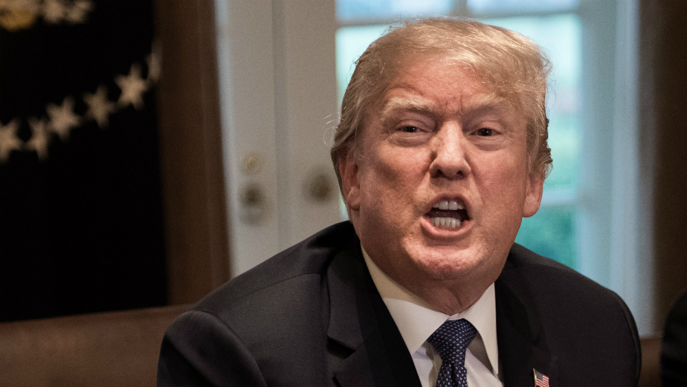 Trump expresa el "firme apoyo" de EE.UU. a Argentina - donald-trump-gesto