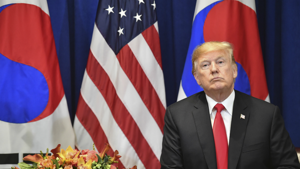 Donald Trump dice en la ONU que el 'hombre cohete' es "genial" - donald-trump-serio