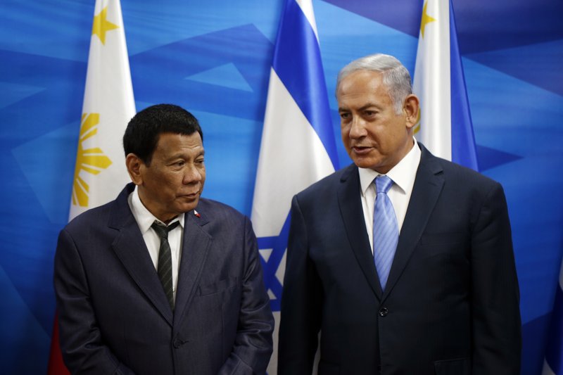 Duterte se disculpa por insultar a Obama en 2016 - duterte-israel