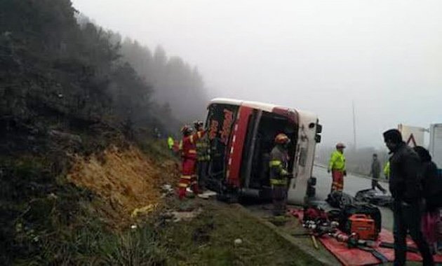Accidente de autobús en Ecuador deja 11 muertos y 37 heridos - ecuador
