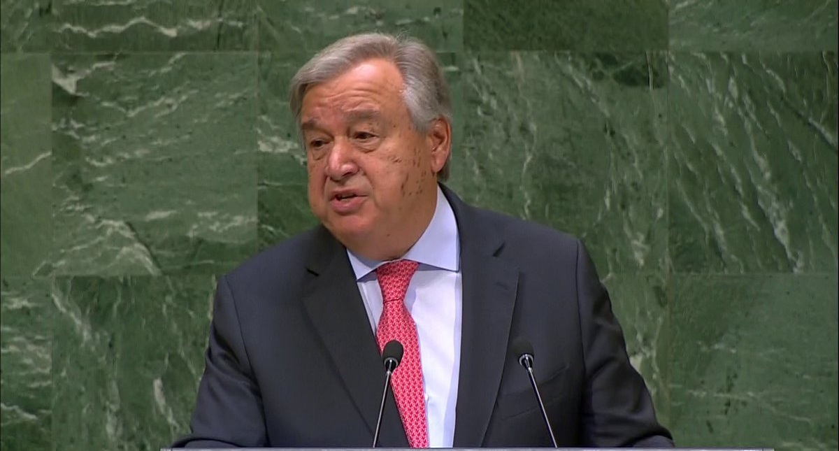 El orden mundial es cada vez más caótico: secretario general de la ONU