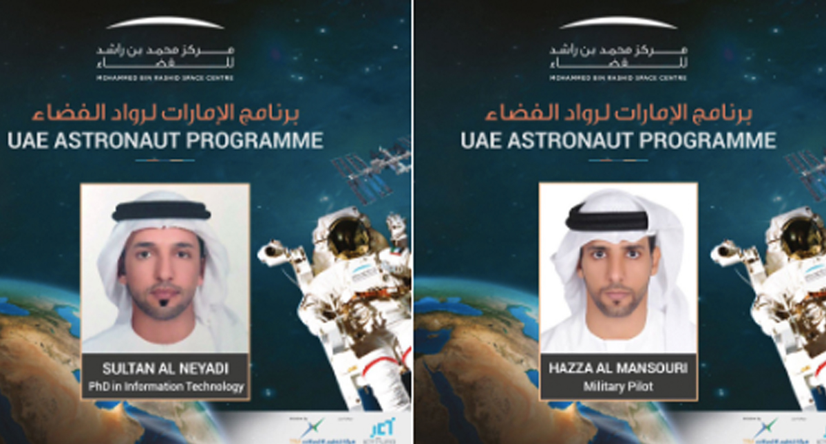 Dos emiratíes se unirán a tripulación espacial