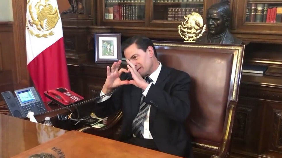 “Esta es la recta final”: Peña Nieto se despide de Chumel Torres