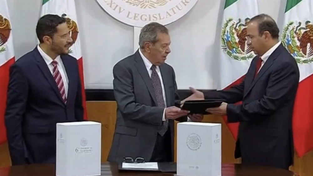 Navarrete Prida entrega al Congreso de la Unión sexto y último Informe de EPN