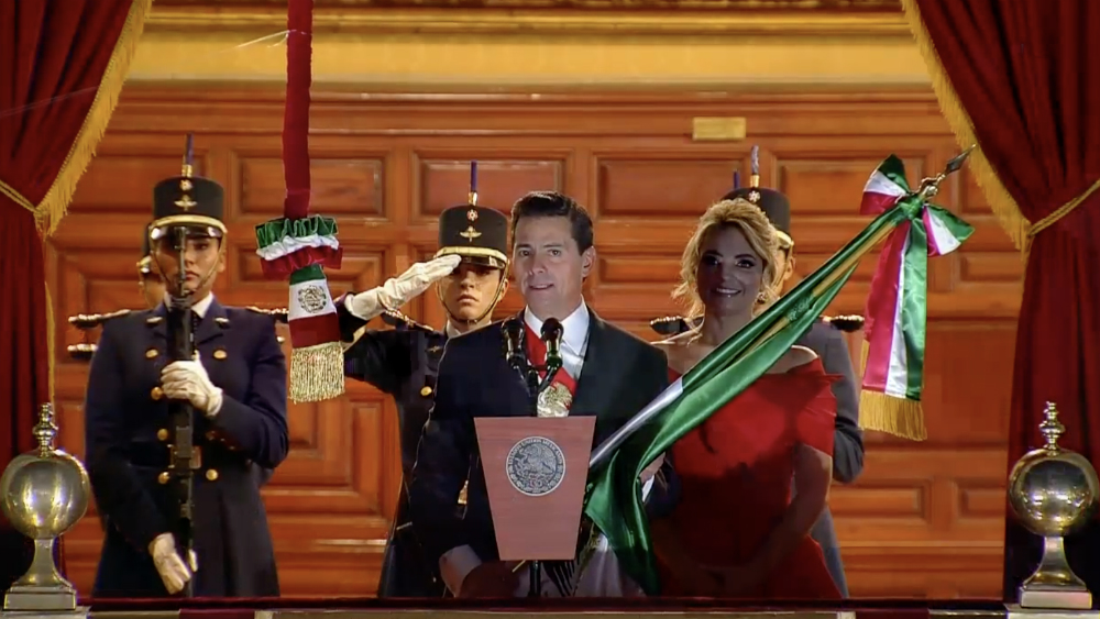 Da Peña Nieto último Grito de Independencia