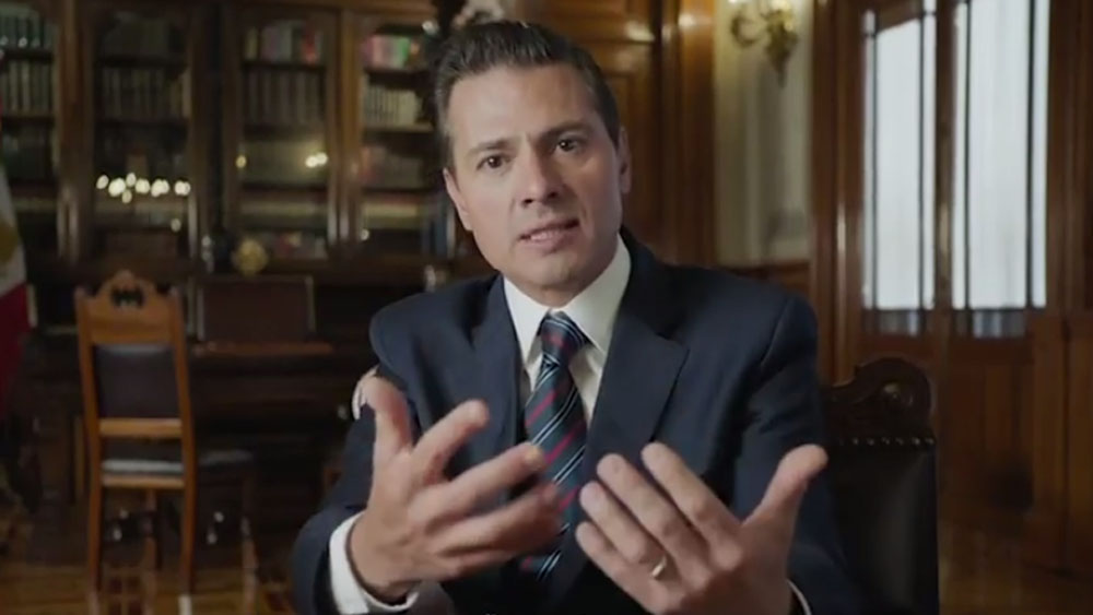 EPN destaca apoyo de la población civil tras sismos