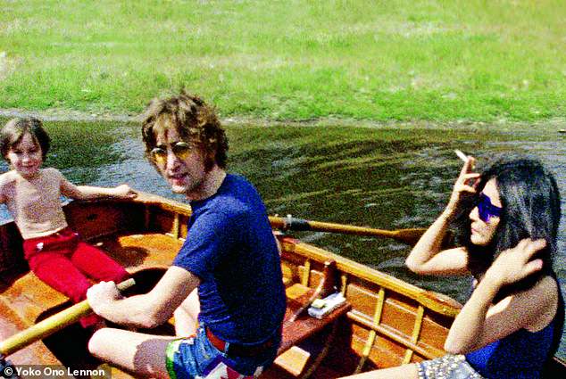 #Galeria Imágenes inéditas de John Lennon y Yoko Ono - familia-john-lennon-hijo