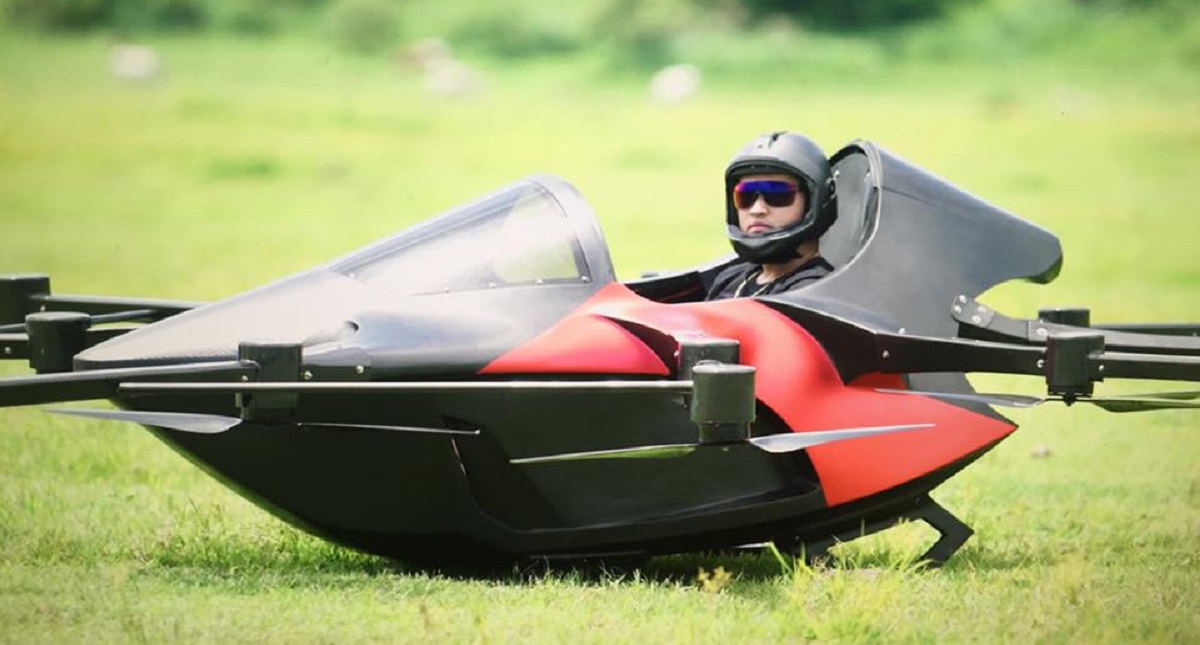 #Video Filipino crea primer auto volador tipo dron