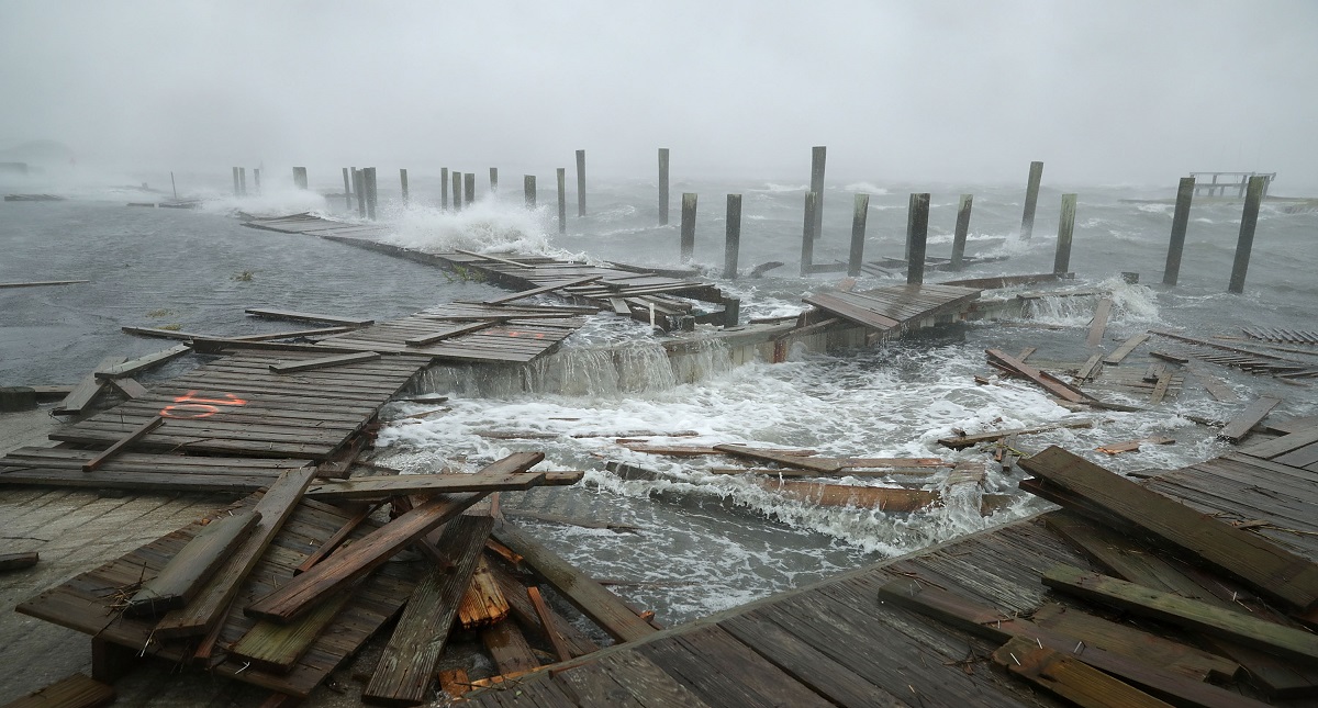 Suman cinco las víctimas mortales del huracán Florence - florence-estragos