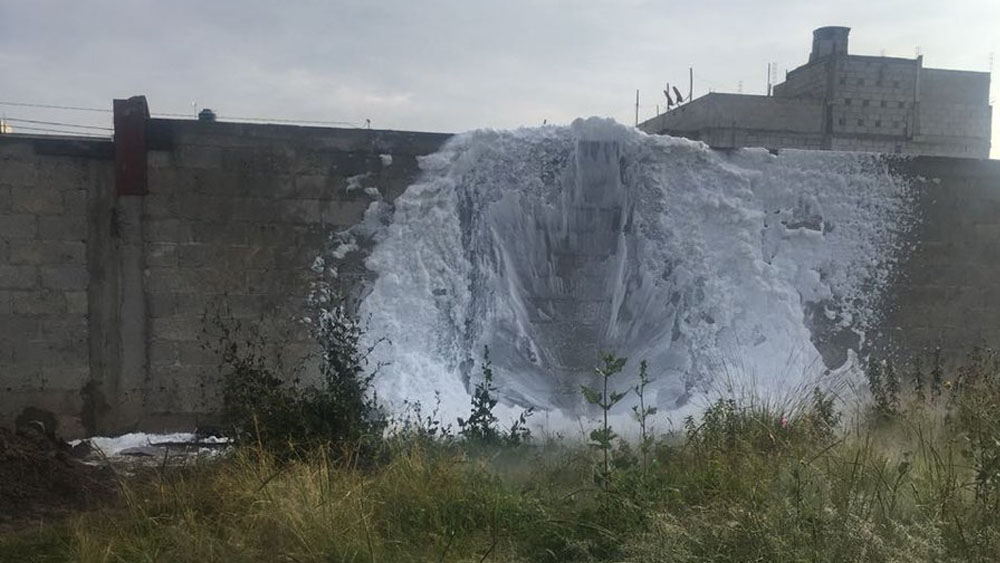 Controlan fuga de gas en Puebla