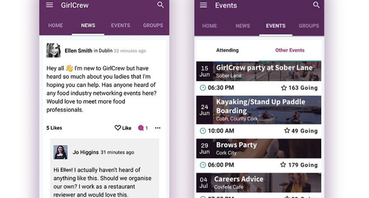 GirlCrew la aplicación hecha por y para mujeres - girlcrew