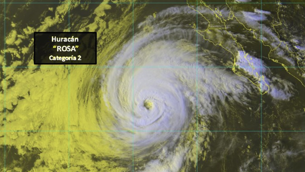 Prevé SMN que ‘Rosa’ se degrade a tormenta este domingo