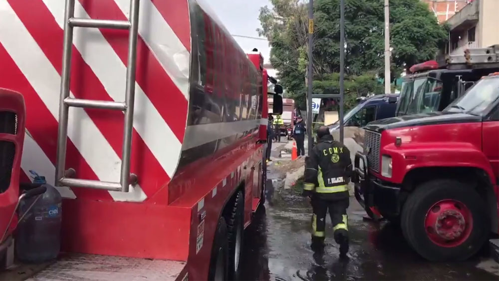 Se reaviva fuego en Plaza Zentralia