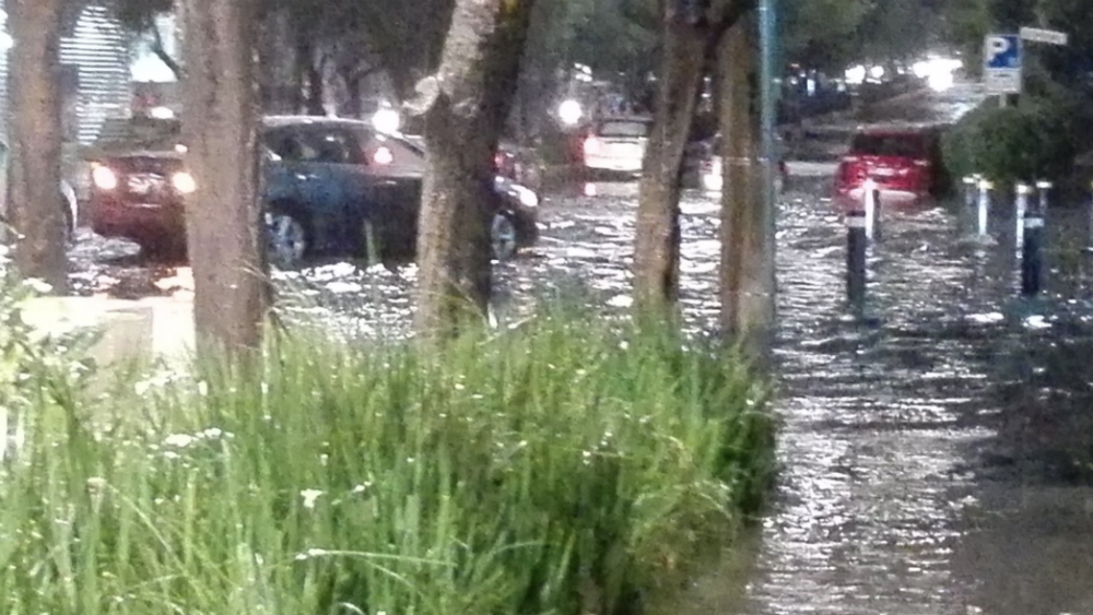 Afectaciones en la Ciudad de México por lluvias este martes