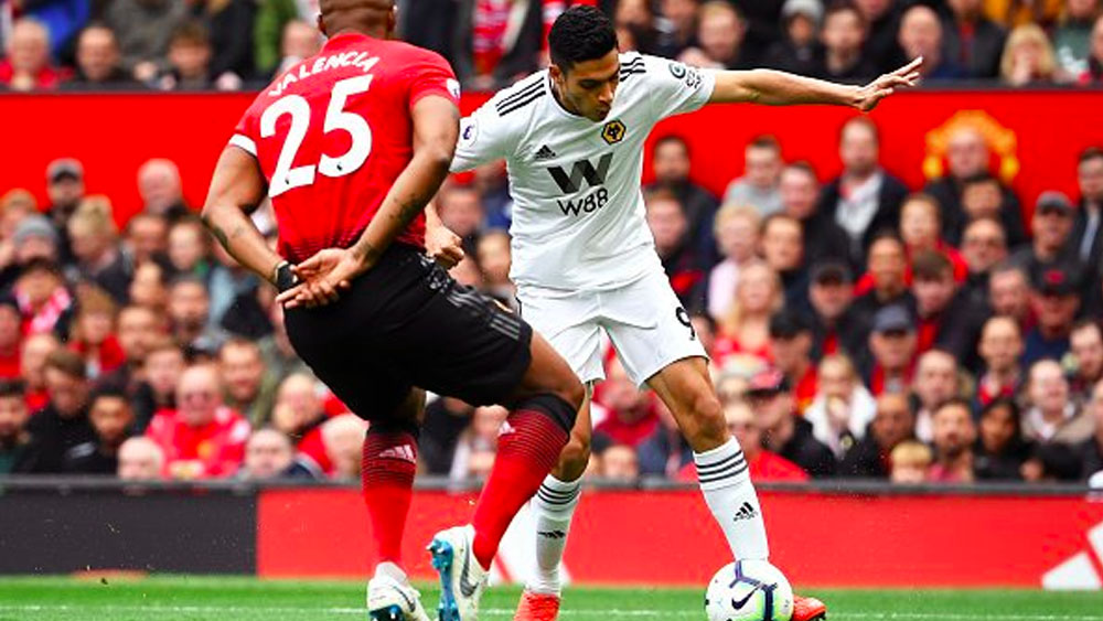 #Video Asistencia de Jiménez en empate de Wolves vs Manchester United