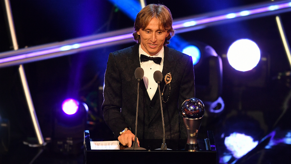 Luka Modric gana el The Best al mejor jugador del año