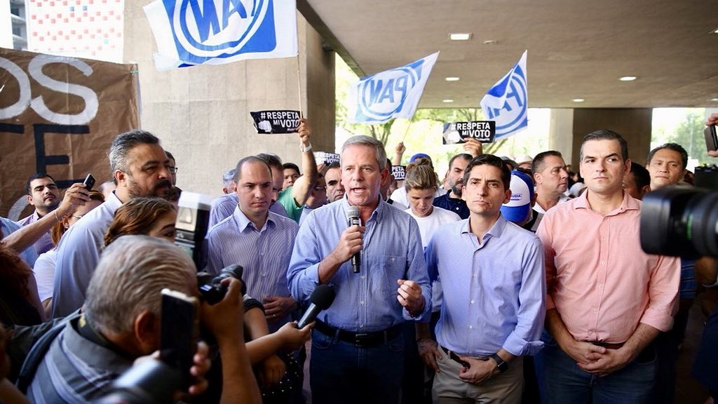 Presume PAN ventaja de 4.1 puntos en recuento de votos en Puebla