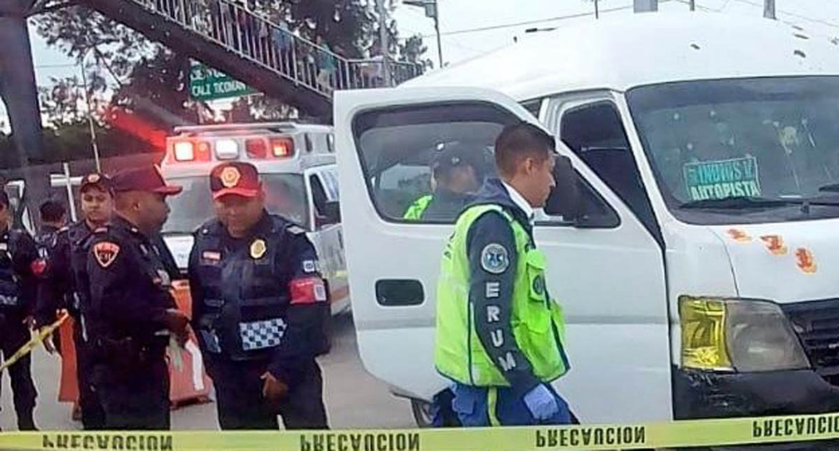 Matan a pasajero durante asalto en la México-Pachuca